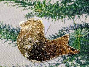 Zlaté zimné radosti – upcyklované vianočné ozdoby