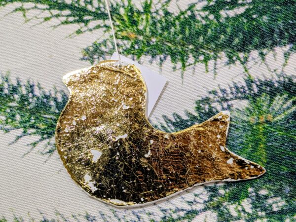 Zlaté zimné radosti – upcyklované vianočné ozdoby