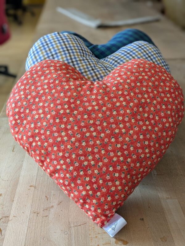 Vankúš v tvare srdca